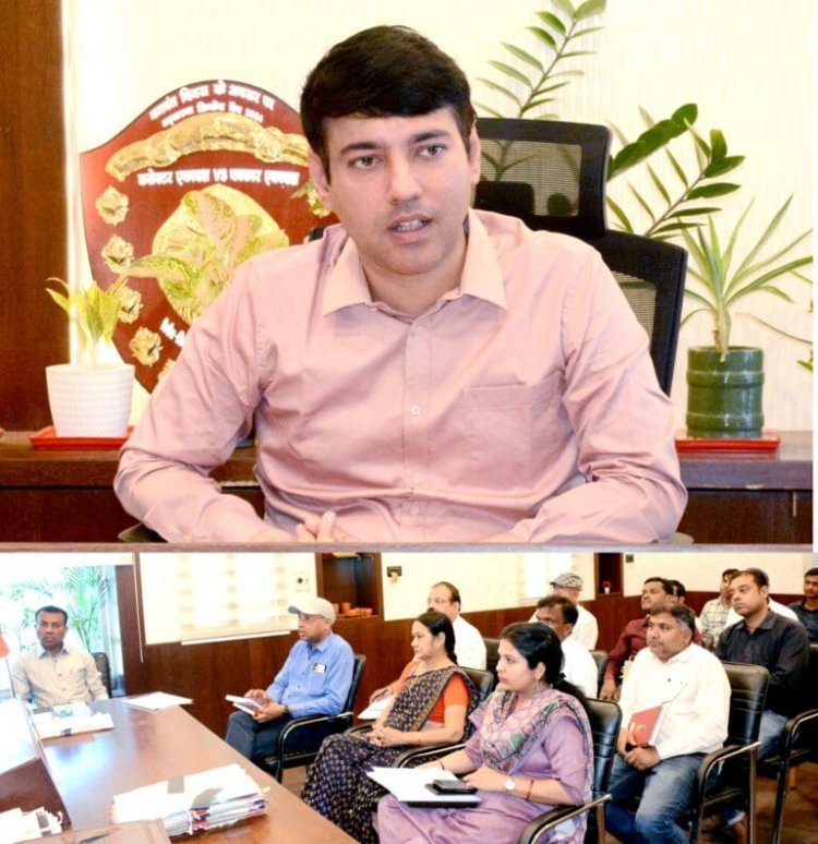 नवीन चिकित्सा महाविद्यालय जांजगीर में संचालित करने के लिए बैठक आयोजित